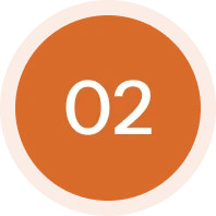 Digit two inside orange circle
